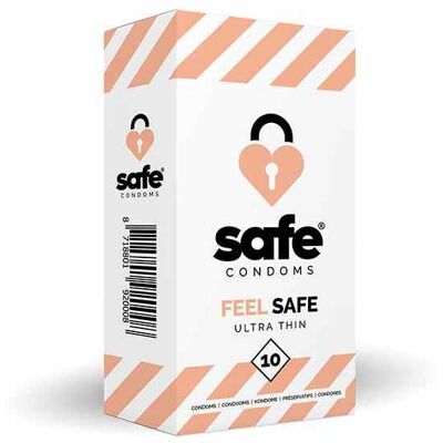 Feel Safe Ultra Tynde Kondomer - 10 stk. Feel Safe Ultra Tynde Kondomer - 10 stk.