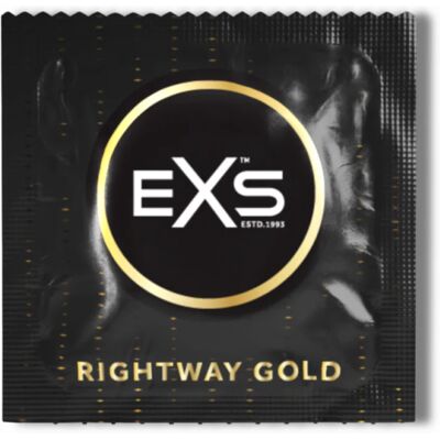 EXS Rightway Gold Kondom, 10 stk. EXS Rightway Gold Kondom, 10 stk.