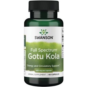Swanson Gotu Kola 435 mg - Urtetilskudd for sirkulasjon og hukommelse Swanson Gotu Kola 435 mg - Urtetilskudd for sirkulasjon og hukommelse