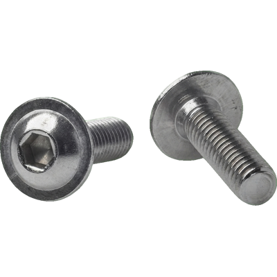 Skrue Med Svampehoved Med Flange M6x20 A2 Rustfri Iso 7380-2 Skrue Med Svampehoved Med Flange M6x20 A2 Rustfri Iso 7380-2