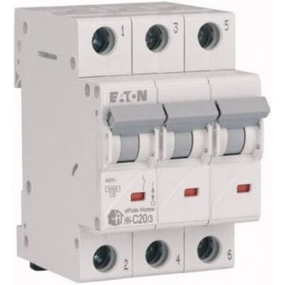 EATON HN-C20/3 Overstrømsafbryder - 20A, 3P EATON HN-C20/3 Overstrømsafbryder - 20A, 3P