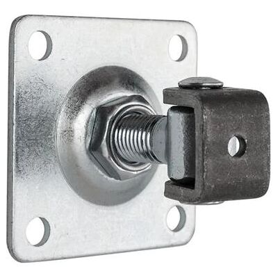 Justerbart Hængsel Med Skilt M20 100x100x4 Mm Til Porte Og Låger Justerbart Hængsel Med Skilt M20 100x100x4 Mm Til Porte Og Låger