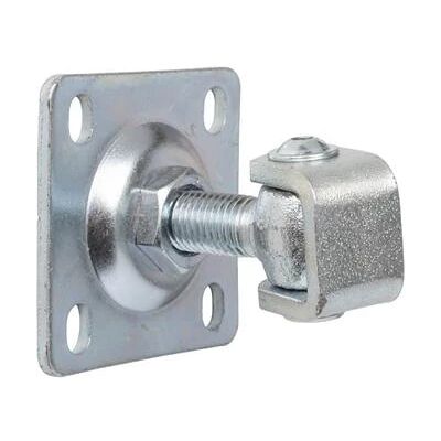 Justerbart Hængsel Med Skilt M16 80x80x3 Mm, Galvaniseret Øje Justerbart Hængsel Med Skilt M16 80x80x3 Mm, Galvaniseret Øje