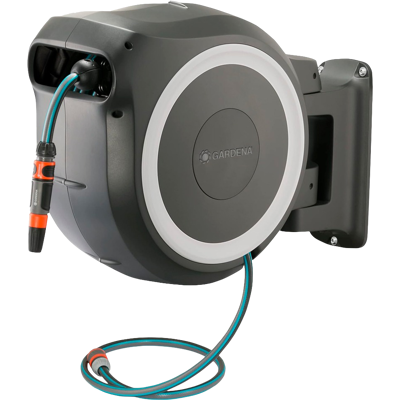 Gardena Wall-Mounted Hose Box RollUp XL 35m - Slangeboks Gardena Wall-Mounted Hose Box RollUp XL 35m - Slangeboks