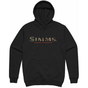 Simms Logo Hoody Black-M Simms Logo Hoody Black-M
