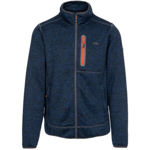 Trespass Mens Marl Fleece Jacket Bingham-Navy Marl-S Trespass Mens Marl Fleece Jacket Bingham-Navy Marl-S