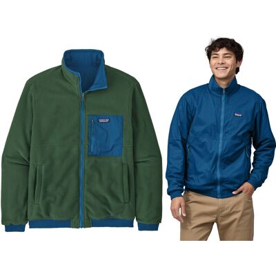 Patagonia Mens Reversible Shelled Microdini Jacket-Endless Blue (Enlb)-Xl Patagonia Mens Reversible Shelled Microdini Jacket-Endless Blue (Enlb)-Xl