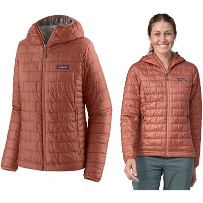 Patagonia Womens Nano Puff Hoody-Burl Red (Burd)-Xs Patagonia Womens Nano Puff Hoody-Burl Red (Burd)-Xs