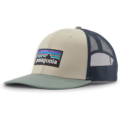 Patagonia P-6 Logo Trucker Hat-Pumice (Pum) Patagonia P-6 Logo Trucker Hat-Pumice (Pum)