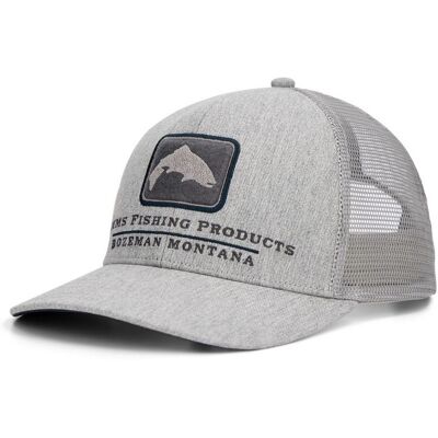 Simms Double Haul Icon Trucker Hopper Head Heather Simms Double Haul Icon Trucker Hopper Head Heather