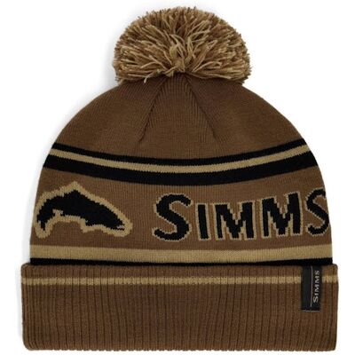 Simms Tip-Up Pom Beanie-Jasper Simms Tip-Up Pom Beanie-Jasper
