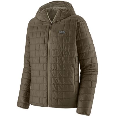 Patagonia Mens Nano Puff Fitz Roy Trout Hoody-Basin Green (Bsng)-M Patagonia Mens Nano Puff Fitz Roy Trout Hoody-Basin Green (Bsng)-M