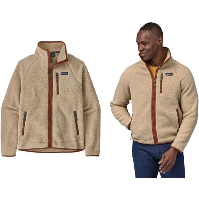 Patagonia M'S Retro Pile Jacket- El Cap Khaki W/sisu Brown (Eksi)-Xxl Patagonia M'S Retro Pile Jacket- El Cap Khaki W/sisu Brown (Eksi)-Xxl