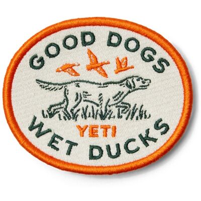 Yeti Good Dogs Patch Orange Yeti Good Dogs Patch Orange