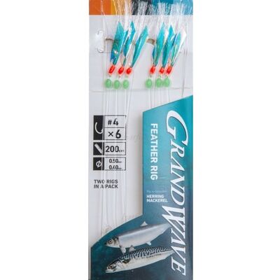 Daiwa Grandwave Feather Rig Gwfr1-4 Daiwa Grandwave Feather Rig Gwfr1-4