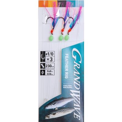 Daiwa Grandwave Feather Rig Gwfr3-1/0 Daiwa Grandwave Feather Rig Gwfr3-1/0