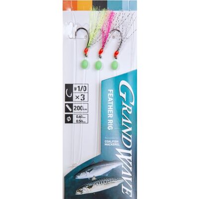 Daiwa Grandwave Feather Rig Gwfr4-1/0 Daiwa Grandwave Feather Rig Gwfr4-1/0