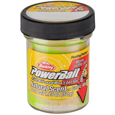 Berkley Powerbait Natural Scent Garlic Worm-Tequila Lime Berkley Powerbait Natural Scent Garlic Worm-Tequila Lime