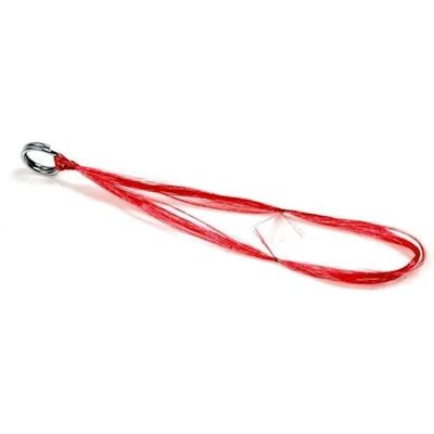 Fladen Silketråd Til Hornfisk Med Springring - 10 Stks.-Rød Fladen Silketråd Til Hornfisk Med Springring - 10 Stks.-Rød