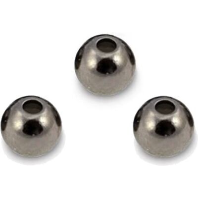 Fulling Mill Brass Beads - Black-2,0mm Fulling Mill Brass Beads - Black-2,0mm