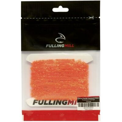 Fulling Mill Cactus Chenille Translucent 15mm-Fl. Orange Fulling Mill Cactus Chenille Translucent 15mm-Fl. Orange