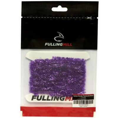 Fulling Mill Cactus Chenille Translucent 15mm-Purple Fulling Mill Cactus Chenille Translucent 15mm-Purple