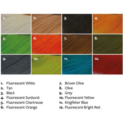 Fulling Mill Premium Selected Bucktail-Fl. Chartreuse Fulling Mill Premium Selected Bucktail-Fl. Chartreuse