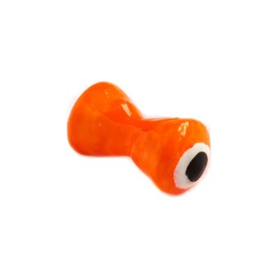 Fulling Mill Streamer Eye Brass-4mm-Fl. Orange Fulling Mill Streamer Eye Brass-4mm-Fl. Orange