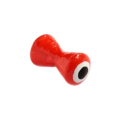 Fulling Mill Streamer Eye Brass-3mm-Red Fulling Mill Streamer Eye Brass-3mm-Red