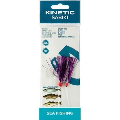 Kinetic Sabiki Disco Torsk/Makrel Forfang - Fiskegrej Kinetic Sabiki Disco Torsk/Makrel Forfang - Fiskegrej