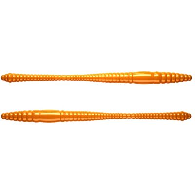 Libra Lures Dying Worm 70-Garlic-011 - Hot Orange Libra Lures Dying Worm 70-Garlic-011 - Hot Orange