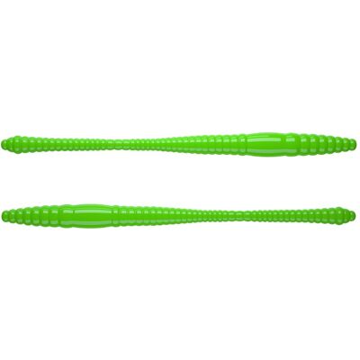 Libra Lures Dying Worm 70-Garlic-026 - Hot Green Libra Lures Dying Worm 70-Garlic-026 - Hot Green