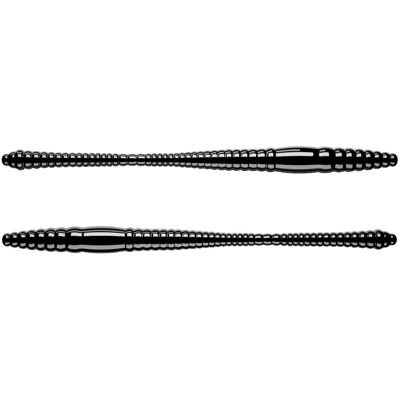 Libra Lures Dying Worm 70-Cheese-040 - Black Libra Lures Dying Worm 70-Cheese-040 - Black