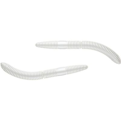Libra Lures Fatty D'Worm 65 Cheese-004 - Silver Pearl Libra Lures Fatty D'Worm 65 Cheese-004 - Silver Pearl