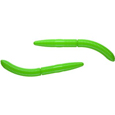 Libra Lures Fatty D'Worm 65 Cheese-026 - Hot Green Libra Lures Fatty D'Worm 65 Cheese-026 - Hot Green