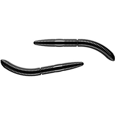 Libra Lures Fatty D'Worm 65 Cheese-040 - Black Libra Lures Fatty D'Worm 65 Cheese-040 - Black