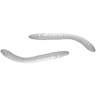 Libra Lures Fatty D'Worm Tournament 55 Cheese-004 - Silver Pearl Libra Lures Fatty D'Worm Tournament 55 Cheese-004 - Silver Pearl