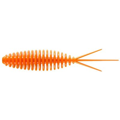 Libra Lures Turbo Worm 56 Cheese-011 - Hot Orange Libra Lures Turbo Worm 56 Cheese-011 - Hot Orange
