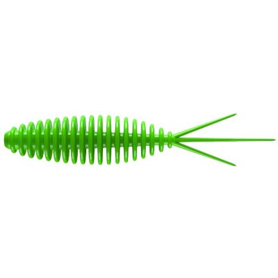 Libra Lures Turbo Worm 56 Cheese-026 - Hot Green Libra Lures Turbo Worm 56 Cheese-026 - Hot Green