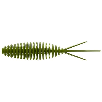 Libra Lures Turbo Worm 56 Cheese-031 - Olive Libra Lures Turbo Worm 56 Cheese-031 - Olive