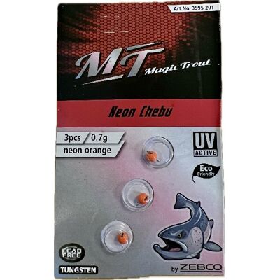 Quantum Magic Trout Neon Cheburashka - 3 Stk-Orange-1,0 Gr. Quantum Magic Trout Neon Cheburashka - 3 Stk-Orange-1,0 Gr.