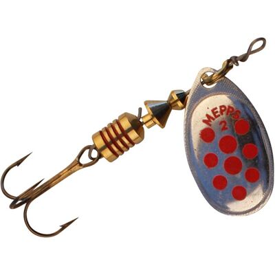 Mepps Aglia Decoree-Silver/red-1 Mepps Aglia Decoree-Silver/red-1