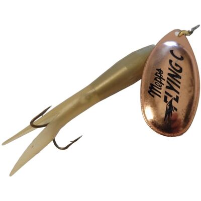 Mepps Aglia Fly Upstream-25 Gr. (20 Gr.)-Natur/kobber Blad Mepps Aglia Fly Upstream-25 Gr. (20 Gr.)-Natur/kobber Blad