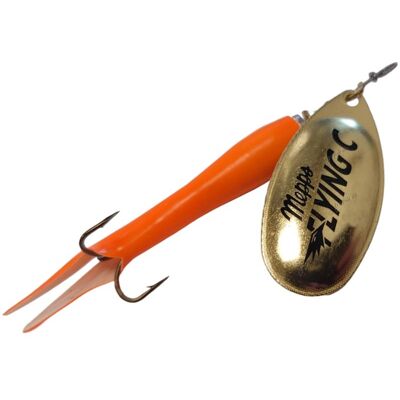 Mepps Aglia Fly Upstream-25 Gr. (20 Gr.)-Orange/guld Blad Mepps Aglia Fly Upstream-25 Gr. (20 Gr.)-Orange/guld Blad