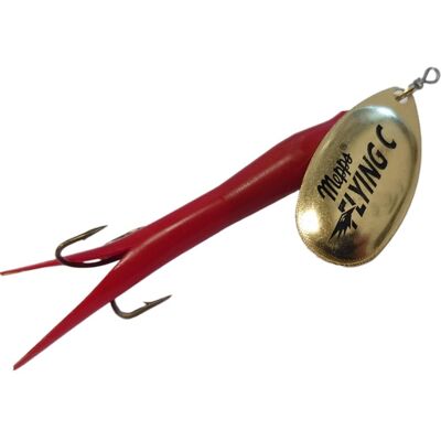 Mepps Aglia Fly Upstream-15 Gr.-Rød/guld Blad Mepps Aglia Fly Upstream-15 Gr.-Rød/guld Blad