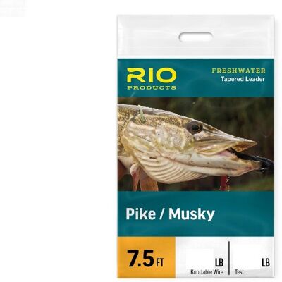Rio Pike Musky 7,5 Fod 30lb Leader Rio Pike Musky 7,5 Fod 30lb Leader