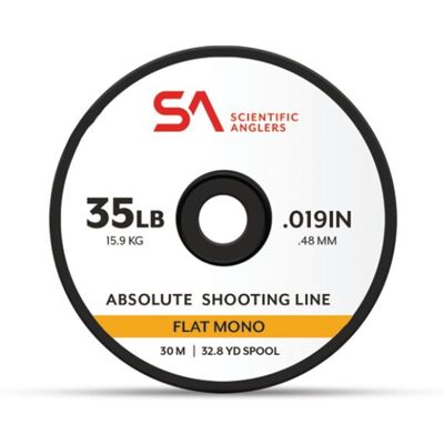 Scientific Anglers Absolute Shooting Line Flat Mono-25 Lb. Scientific Anglers Absolute Shooting Line Flat Mono-25 Lb.