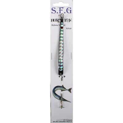 Sfg Hornfiske Blink 20g M. Krog Rig-Sølv Sfg Hornfiske Blink 20g M. Krog Rig-Sølv