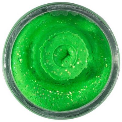 Berkley Powerbait Natural Glitter Trout Dough-Garlic-Spring Green Glitter Berkley Powerbait Natural Glitter Trout Dough-Garlic-Spring Green Glitter