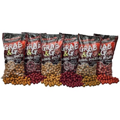 Starbaits Grab & Go Global Boilies 20mm 800g-Mega Fish Starbaits Grab & Go Global Boilies 20mm 800g-Mega Fish